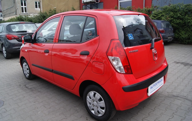 Hyundai i10 cena 14900 przebieg: 139699, rok produkcji 2009 z Sępólno Krajeńskie małe 352